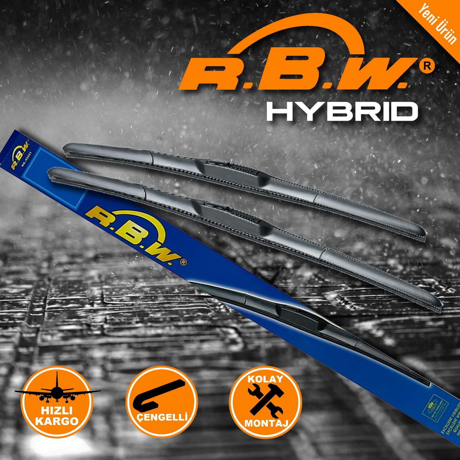 RBW Chevrolet Kalos 2005-2008 Hybrid Silecek Takımı
