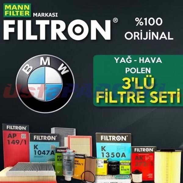 Filtron BMW 3 Serisi 3.16i F30 Filtre Bakım Seti 2013-2015 3KP