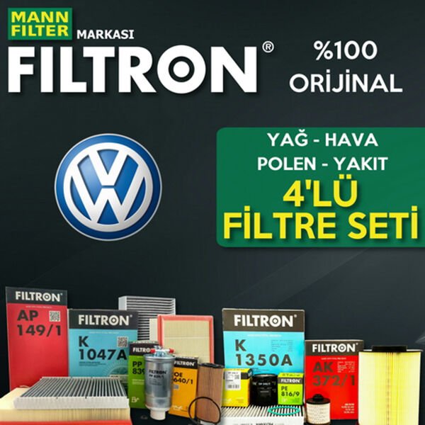 Filtron VW Transporter T5 2.5 Tdi Filtre Bakım Seti 2004-2009 4NP AXD-BNZ