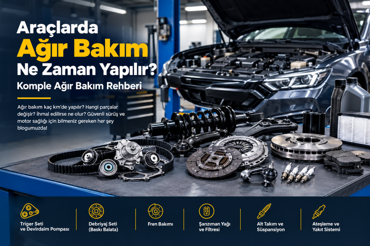 Araçlarda Ağır Bakım Ne Zaman Yapılır? Komple Ağır Bakım Rehberi