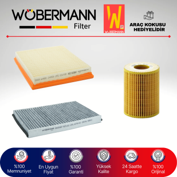 Wöbermann Opel Astra G 1.7 Dti Filtre Bakım Seti 2001-2005 3KP