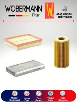 Wöbermann Opel Combo B 1.7 Dti Filtre Bakım Seti 2001-2004 3KP