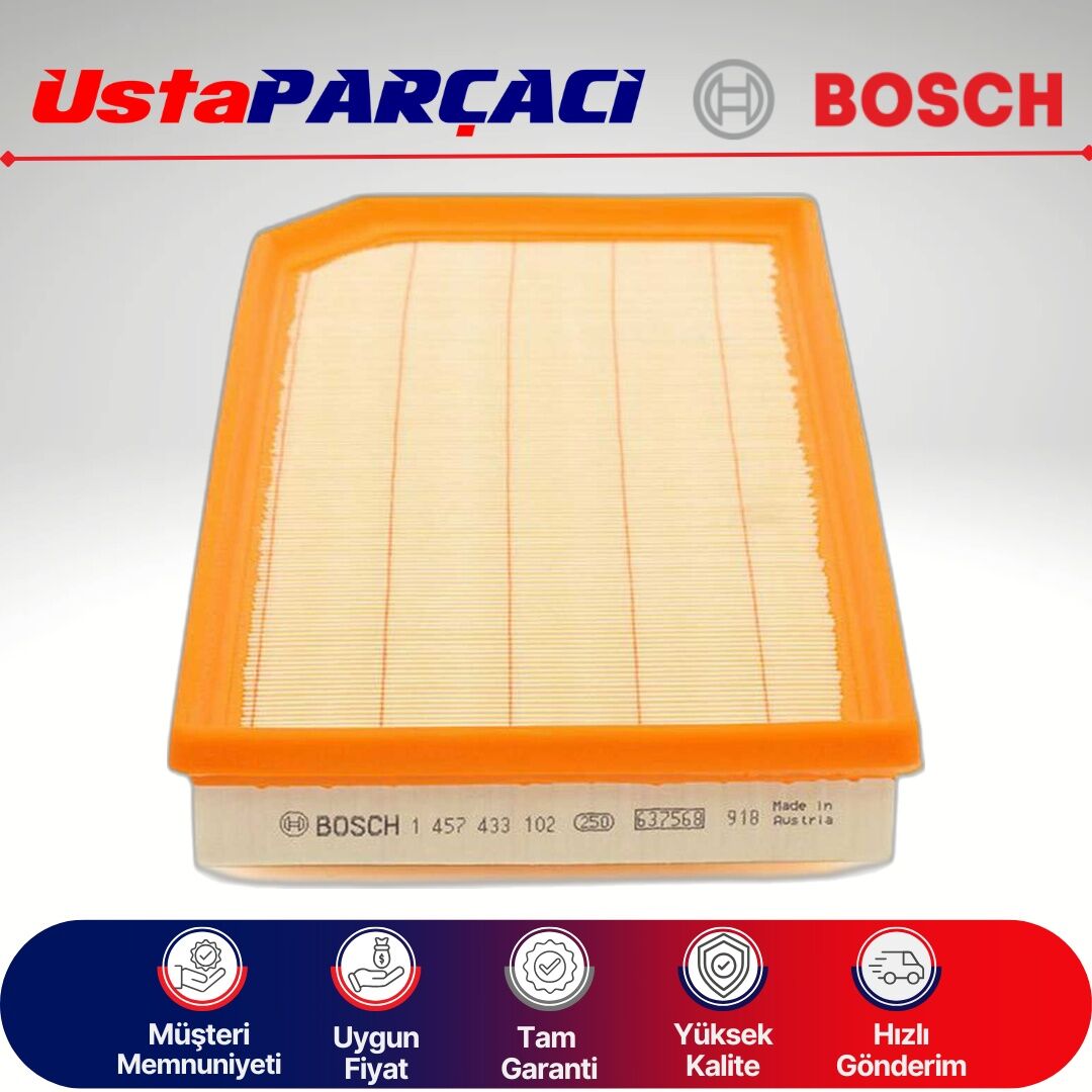 Bosch 1457433102 Hava Filtresi S3102 06F133843A