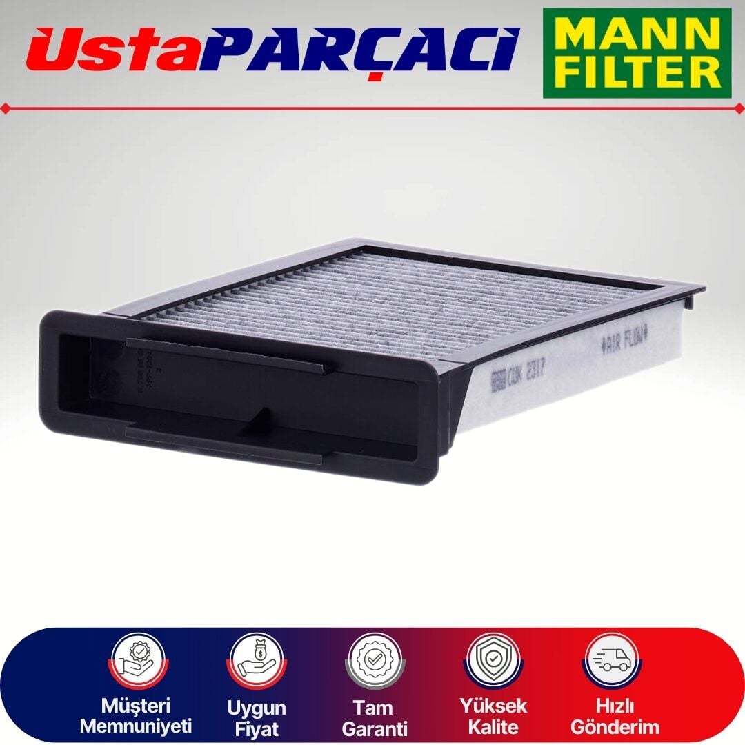 Mann-Filter Citroen C1 Karbonlu Polen Filtresi 2007-2013 CUK2317 88508-YZZ01