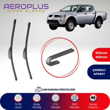 Aeroplus Mitsubishi L 200 2006-2014 Muz Silecek Takımı