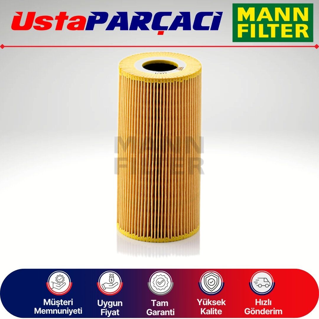 Mann-Filter Bmw 5 Serisi E39 5.25Tds Dizel Yağ Filtresi 1996-1999 HU848/1X 5650307