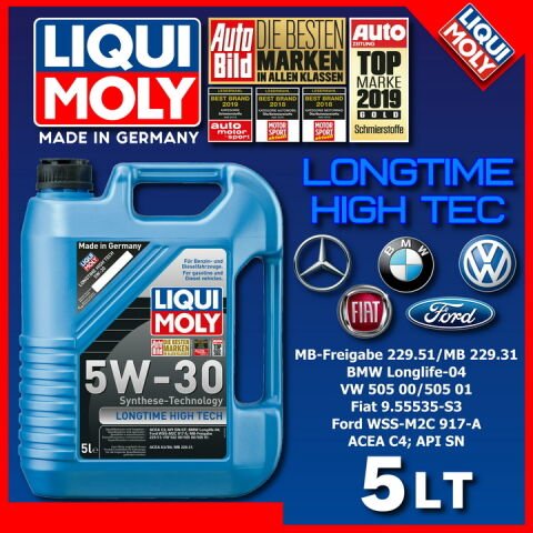 Liqui Moly Longtime High Tech 5W-30 DPF li Motor Yağı 5 Litre 9507