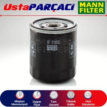 Mann-Filter VW Polo 1.4 Tdi Yağ Filtresi 2014-2017 W7062 03L115561A