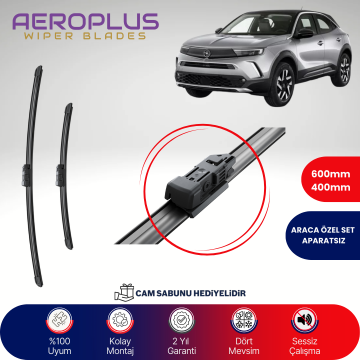Aeroplus Opel Mokka B 2020-2025 Muz Silecek Takımı