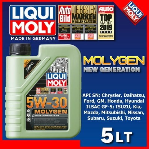 Liqui Moly Molygen New Generation 5W-30 Motor Yağı 5 Litre 9952