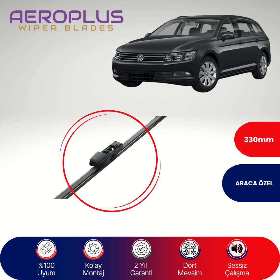 Aeroplus VW Passat Variant 2014-2023 Arka Silecek