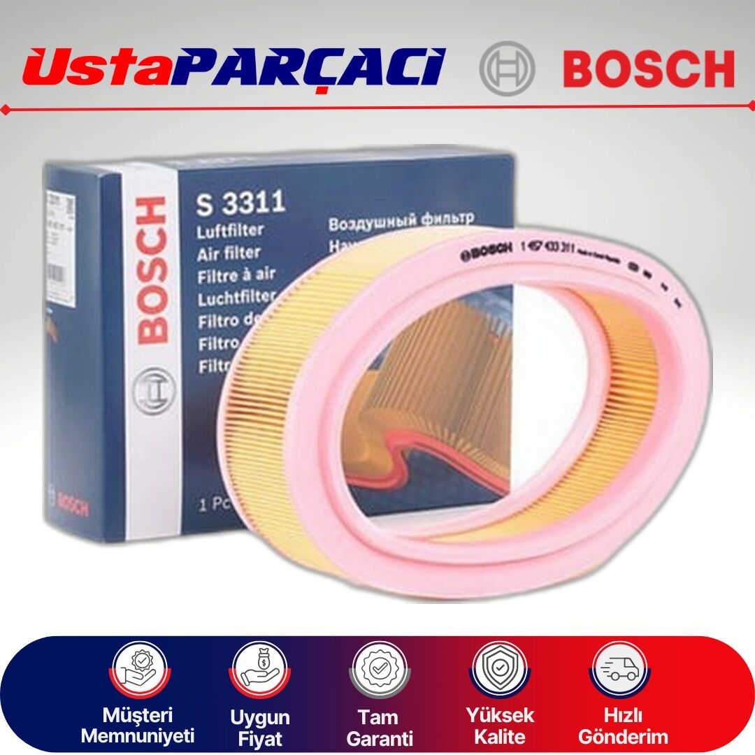 Bosch 1457433311 Hava Filtresi S3311 7701047655