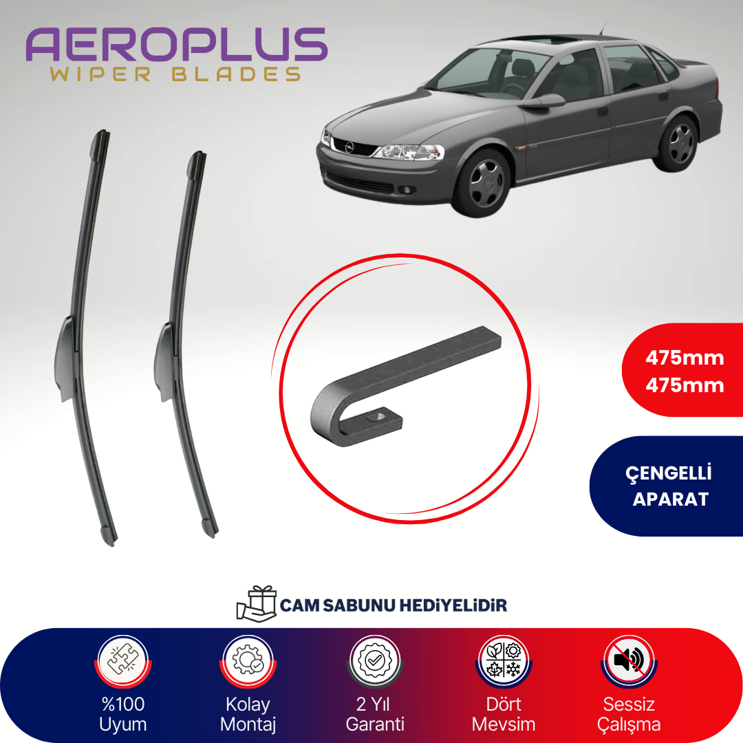 Aeroplus Opel Vectra B 1995-2003 Muz Silecek Takımı