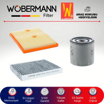 Wöbermann Seat İbiza 1.2 Tsi Filtre Bakım Seti 2015-2019 3KP CJZ
