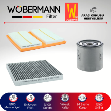 Wöbermann Seat Leon 1.0 Tsi Filtre Bakım Seti 2017-2021 3KP CHZ