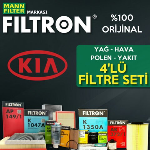Filtron Kia Pro Ceed 1.6 Crdi Filtre Bakım Seti 2008-2013 4NP