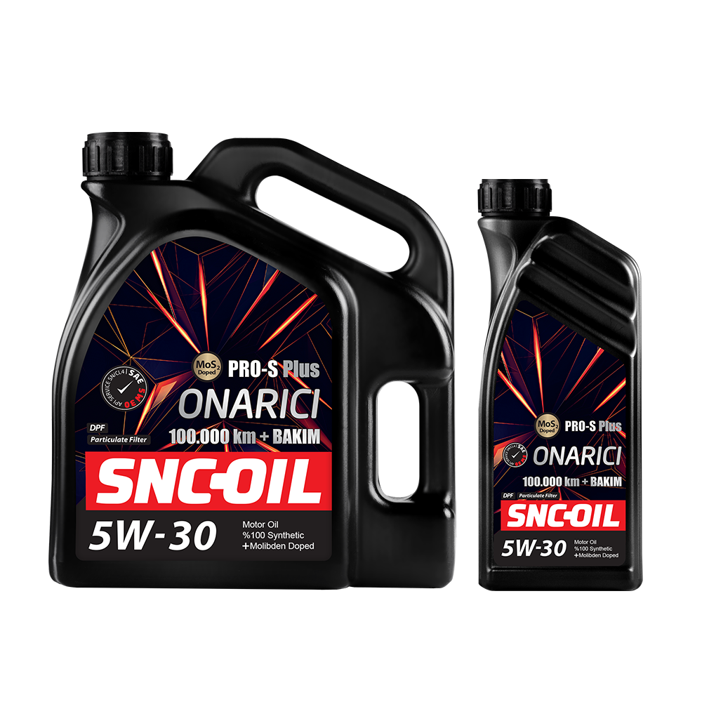 Snc Oil 100.000 Km + Bakım Pro-S Plus Onarıcı DPF 5W-30 Motor Yağı 4+1 Litre