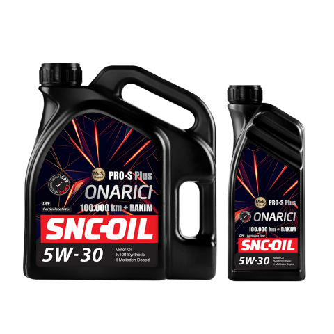 Snc Oil 100.000 Km + Bakım Pro-S Plus Onarıcı DPF 5W-30 Motor Yağı 4+1 Litre