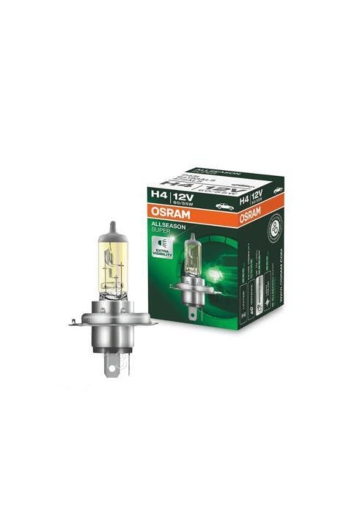 Osram H4 Allseason Super %30 Kolormatik Kar Ve Sis Için Özel 2 Adet(YASAL HALOJEN)