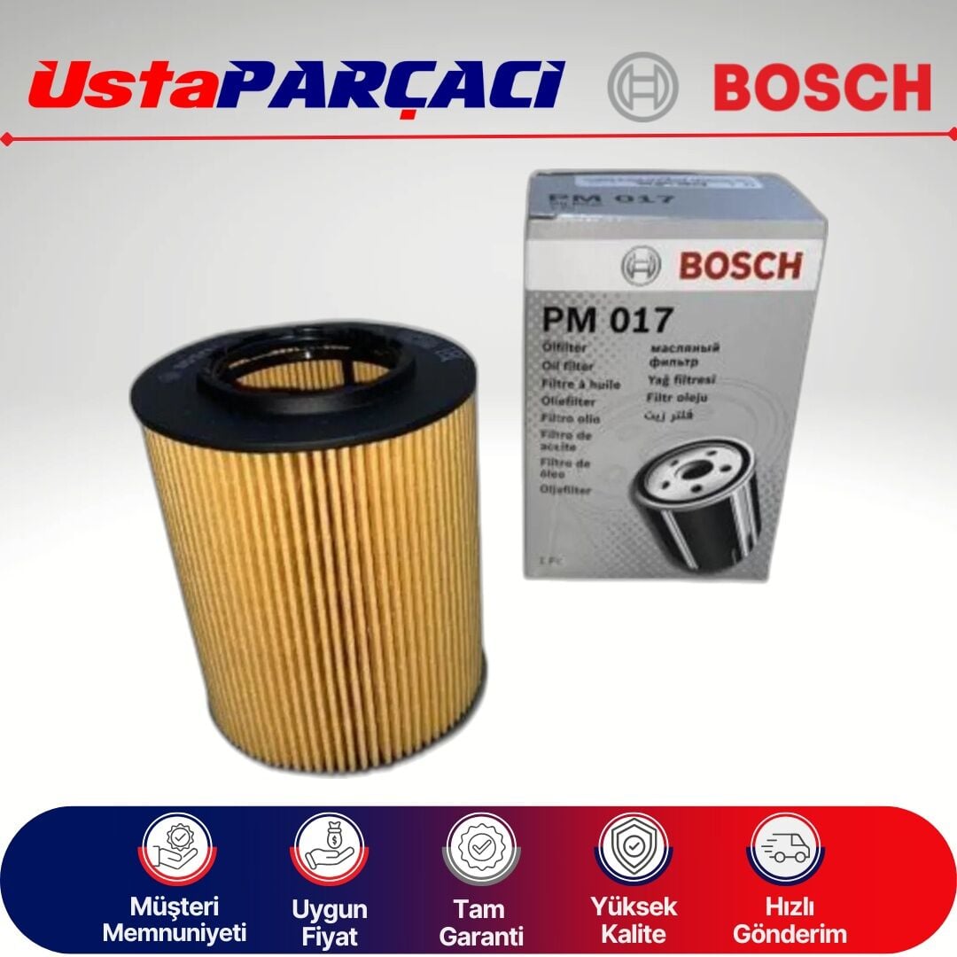 Bosch Bmw 7 Serisi E38 7 28İ Benzinli Yağ Filtresi 1996-2001 09864B7017 PM017 11421427908