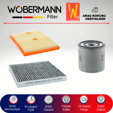 Wöbermann Seat Leon 1.4 Tsi Filtre Bakım Seti 2013-2017 3KP CHP-CPT-CMB-CZC-CZE