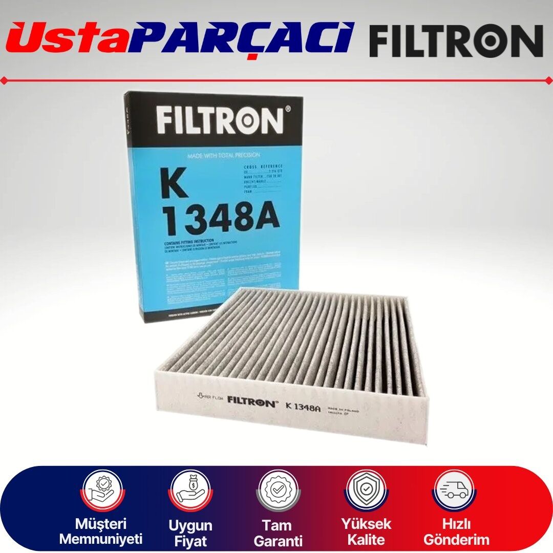 Filtron Ford Focus 4 1.0 1.5 Karbonlu Polen Filtresi 2019-2025 K1424A