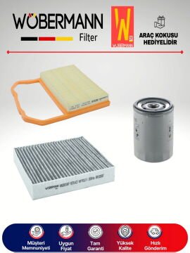 Wöbermann Skoda Fabia 1.0 Benzin Filtre Bakım Seti 2015-2019 3KP CHY