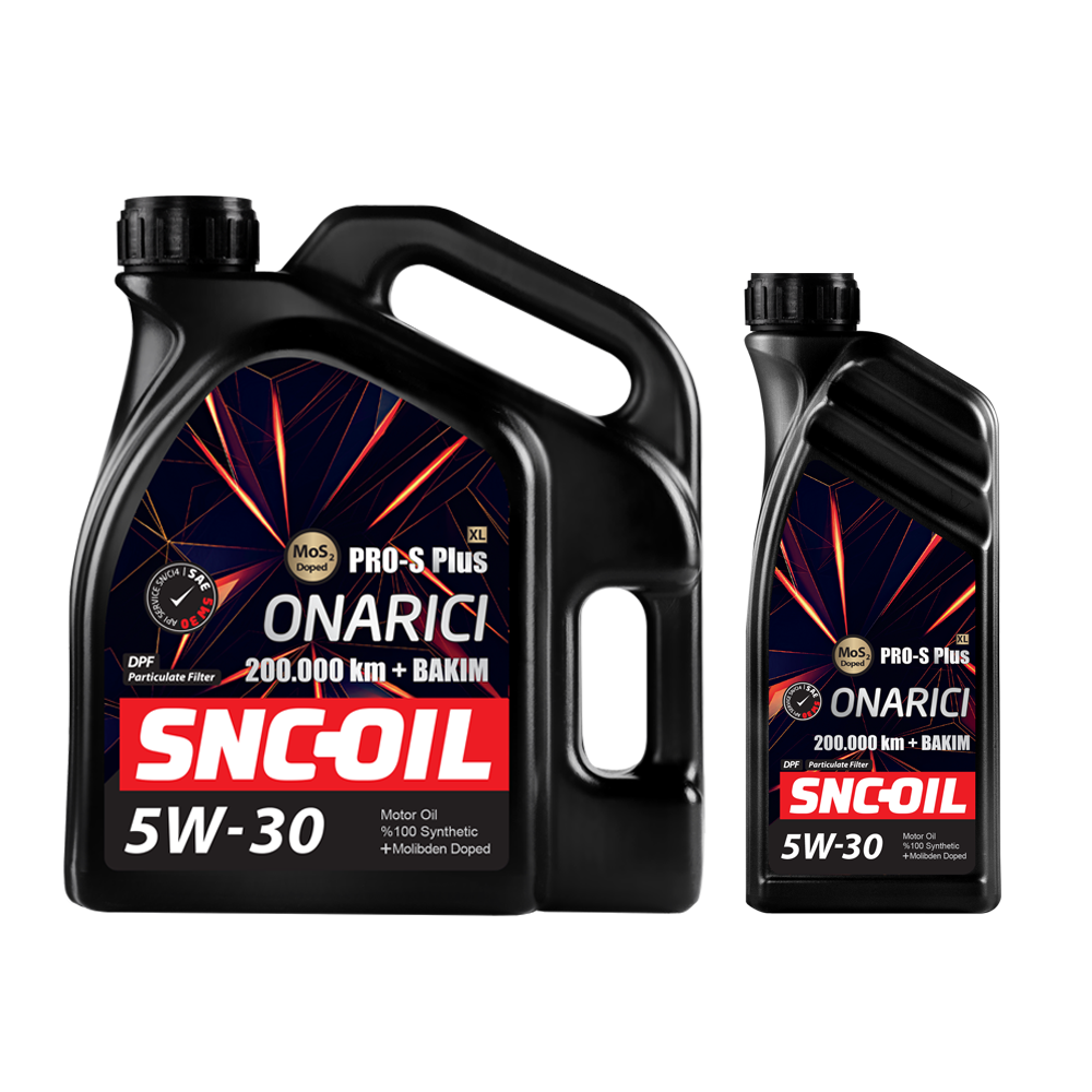 Snc Oil 200.000 Km + Bakım Pro-S Plus XL Onarıcı DPF 5W-30 Motor Yağı 4+1 Litre