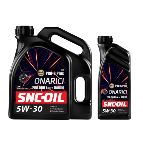 Snc Oil 200.000 Km + Bakım Pro-S Plus XL Onarıcı DPF 5W-30 Motor Yağı 4+1 Litre