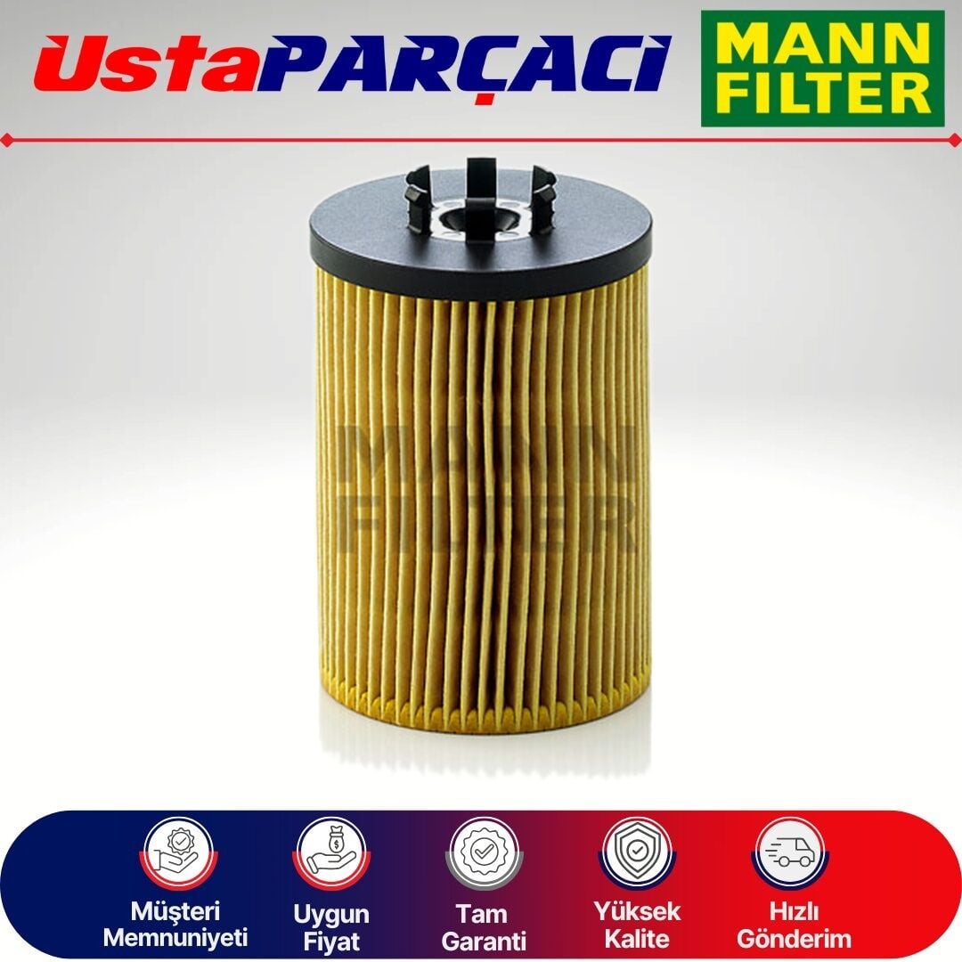 Mann-Filter Bmw 6 Serisi E63 6.45Ci Benzinli Yağ Filtresi 2004-2006 HU715/5X 11427506677