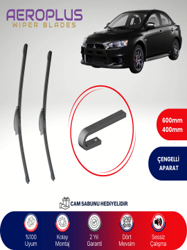 Aeroplus Mitsubishi Lancer 2008-2017 Muz Silecek Takımı