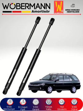 Wöbermann Peugeot 306 SW Bagaj Amortisörü Takım 625mm. Sağ-Sol 1999-2001