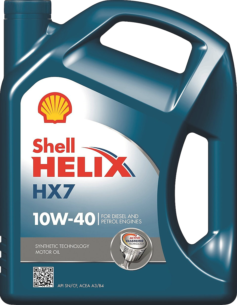 Shell Helix HX7 10W-40 Sentetik Motor Yağı 4 L