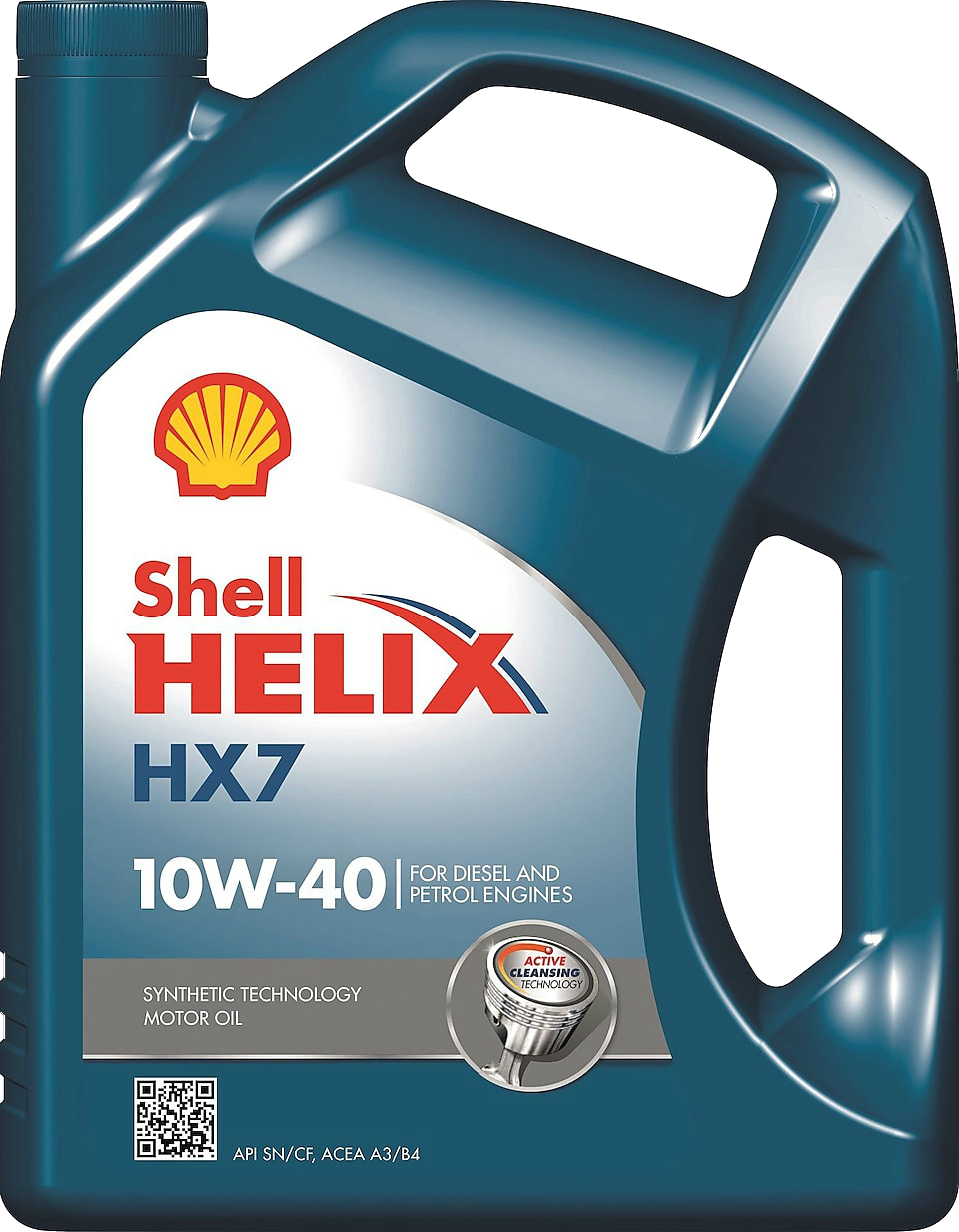 Shell Helix HX7 10W-40 Sentetik Motor Yağı 4 L