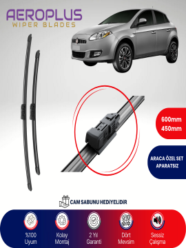 Aeroplus Fiat Bravo 2007-2014 Muz Silecek Takımı