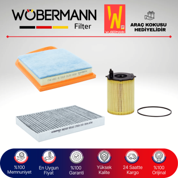 Wöbermann Citroen C5 1.6 Hdi Filtre Bakım Seti 2010-2018 3KP