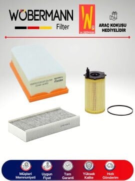 Wöbermann Citroen C5 1.6 Hdi Filtre Bakım Seti 2005-2010 3KP