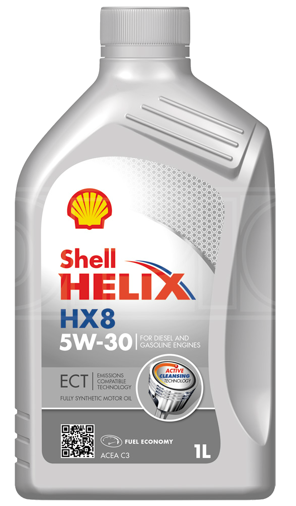 Shell Helix HX8 ECT C3 5W-30 Dpf Partiküllü Tam Sentetik Motor Yağı 1 L