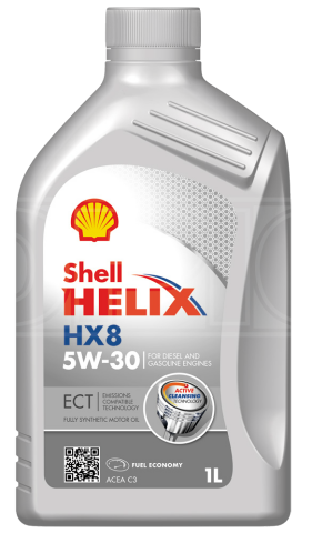 Shell Helix HX8 ECT C3 5W-30 Dpf Partiküllü Tam Sentetik Motor Yağı 1 L