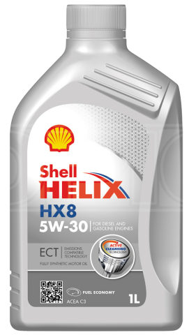 Shell Helix HX8 ECT C3 5W-30 Dpf Partiküllü Tam Sentetik Motor Yağı 1 L