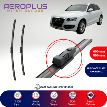 Aeroplus Audi Q5 2008-2017 Muz Silecek Takımı