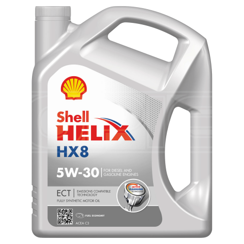 Shell HeliX HX8 Ect C3 5W-30 Dpf Partiküllü Tam Sentetik Motor Yağı 4 L