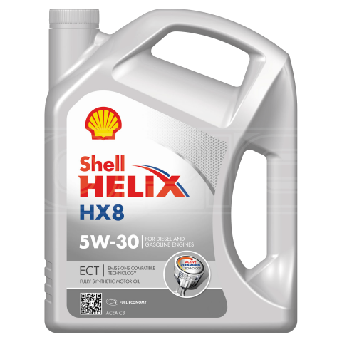 Shell HeliX HX8 Ect C3 5W-30 Dpf Partiküllü Tam Sentetik Motor Yağı 4 L