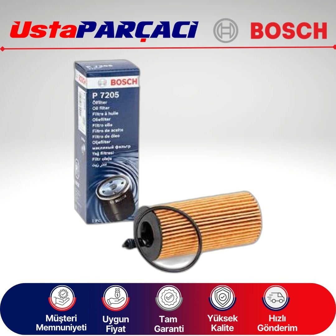 Bosch Bmw X4 F26 20D B47 Dizel Yağ Filtresi 2014-2018 F026407205 P7205 11428575211