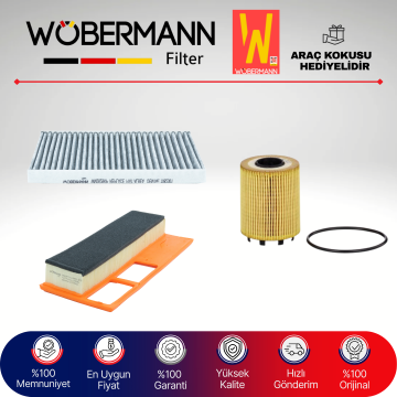 Wöbermann Fiat Albea 1.3 Multijet Filtre Bakım Seti 2004-2011 3KP