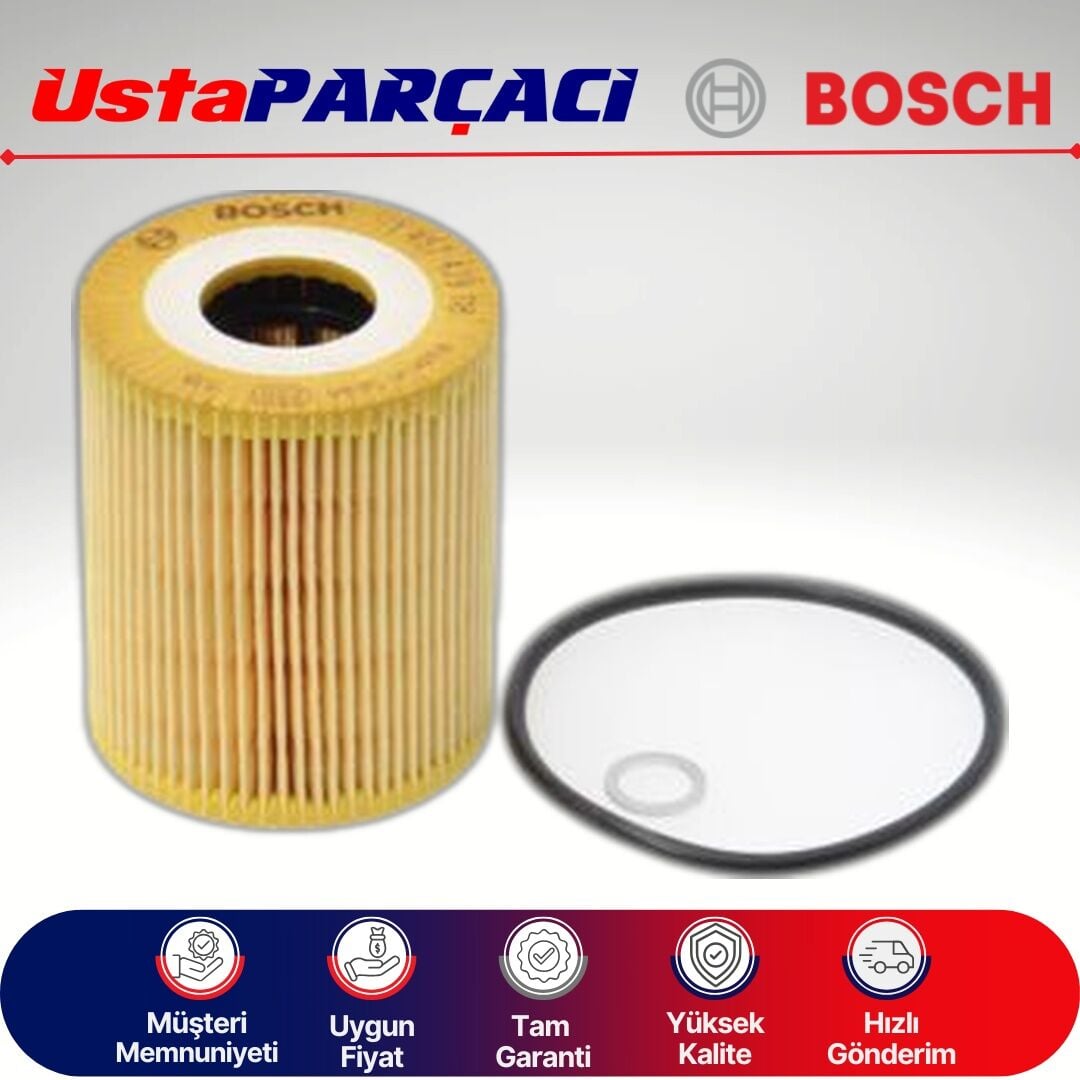 Bosch Bmw X5 E53 30D 184Hp Dizel Yağ Filtresi 2000-2003 1457429118 P9118 11422247392