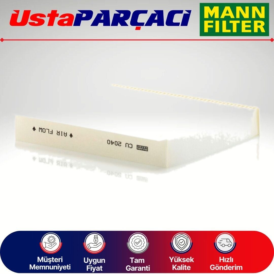Mann-Filter Citroen Nemo Standart Polen Filtresi 2008-2017 CU2040 77364561