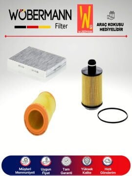 Wöbermann Fiat Bravo 1.6 Multijet Filtre Bakım Seti 2008-2014 3KP