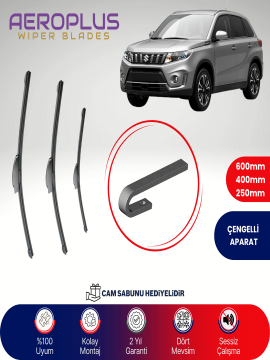 Aeroplus Suzuki Vitara 2015-2024 Ön Arka Muz Silecek Takımı
