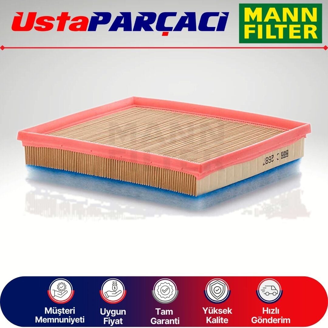Mann-Filter Ford Ka 1.3 Benzinli Hava Filtresi 2003-2008 C2687 1089896